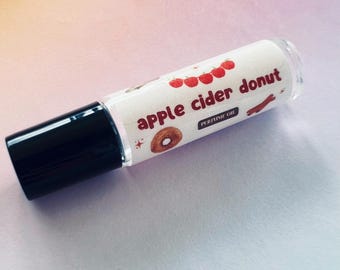 Apple Cider Donut Perfume Roll On - Apple Cider Rollerball Perfume, Gourmand Perfume, Apple Cider Fried Donut Gourmand Rollerball Perfume