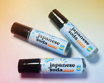 Ramune Japanese Soda Perfume Oil - Ramune Soda Roll On Perfume, Ramune fragrance, Travel Size Perfume, Gourmand Perfume, Ramune Soda Lover