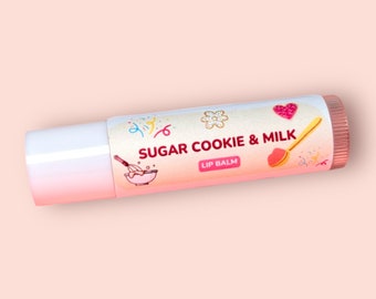 Sugar Cookie and Milk Lip Balm - Hydrating and Moisturizing Lip Balm for chapped lips.