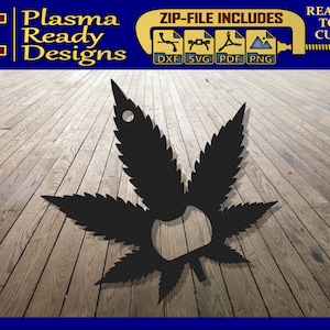 Krukbladsöppnare - SVG/DXF - Digital nedladdning - Laser CNC Plasma Vattenstråle - Krukblad Dxf - Krukblad Svg