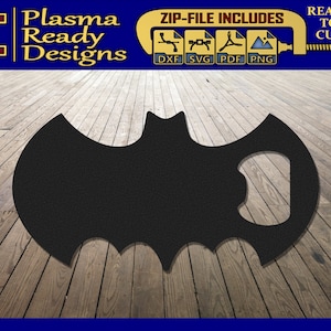 Otwieracz do butelek Bat - SVG/DXF - Pobieranie cyfrowe - Laser CNC Plazma Waterjet Bat Dxf - Bat Svg
