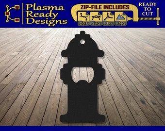 Feuer Hydrant Schnittfertige Datei - CNC Laser Laser Plotter SVG DXF (Digitaler Download)