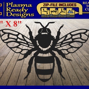 Bumble Bee - SVG/DXF - Descarga digital - Láser CNC Plasma Waterjet - Bumble Bee Dxf - Bumble Bee Svg
