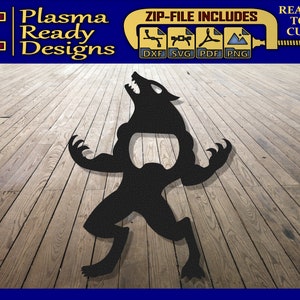 Werwolf Flaschenöffner - SVG/DXF - Digital Download - Laser CNC-Plasma-Wasserstrahl - Werwolf Dxf - Werwolf SVG