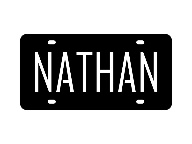 License Plate SVG/DXF Digital Download Laser CNC Plasma Waterjet