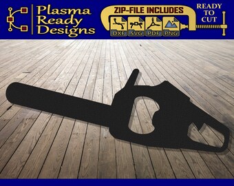Chain Saw Bottle Opener - SVG/DXF - Digital Download - Laser CNC Plasma Waterjet Chain Saw Dxf - Chain Saw Svg