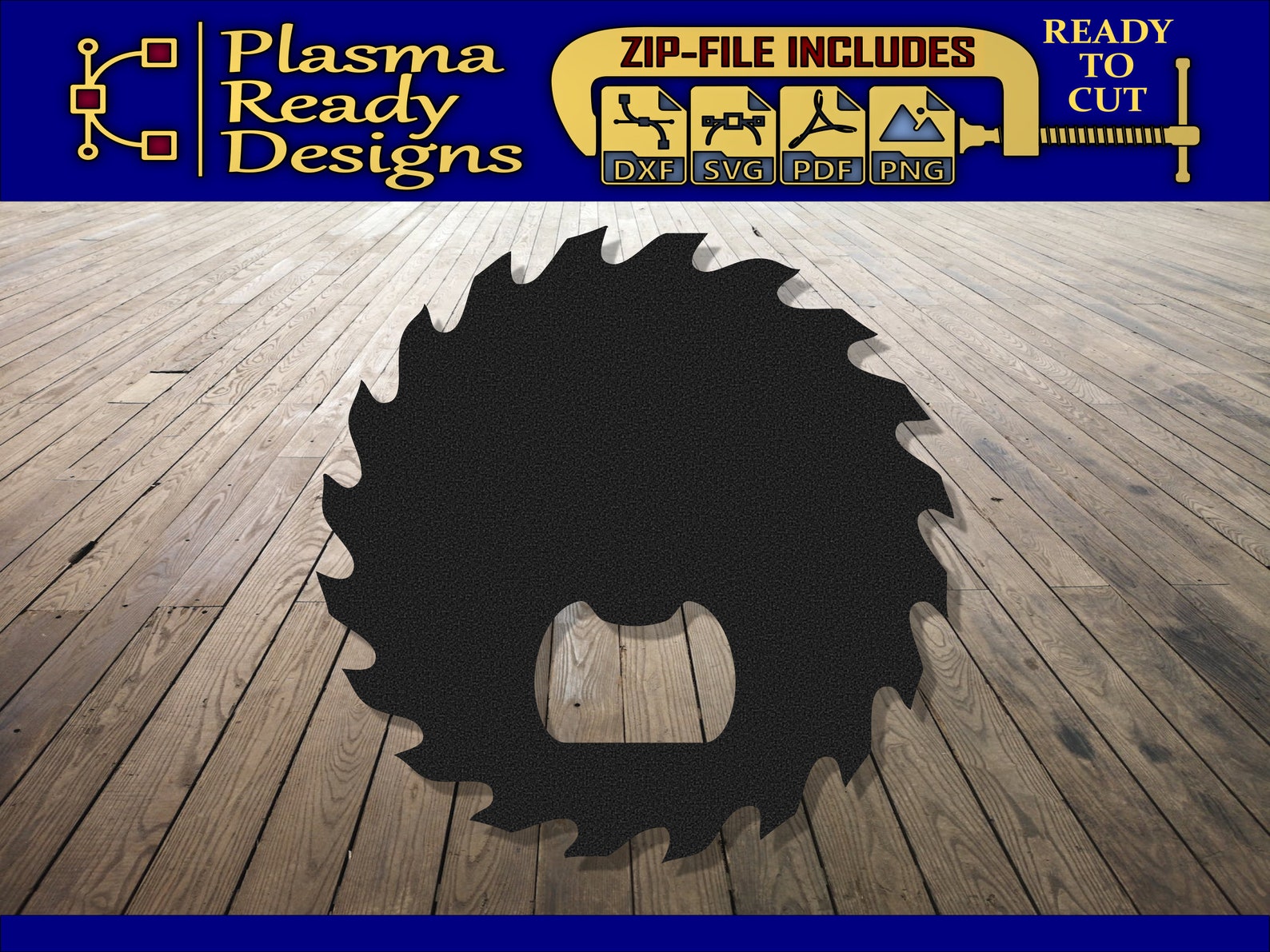 Saw Blade Bottle Opener SVG/DXF Digital Download Laser CNC Plasma