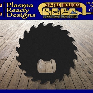 Zaagblad flesopener - SVG/DXF - Digitale download - Laser CNC Plasma Waterjet - Zaagblad Dxf - Zaagblad Svg