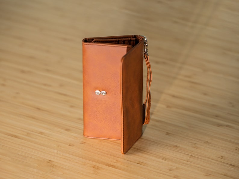 Stylish Personalized Vegan Leather Women Wallet Elegant Vegan Etsy