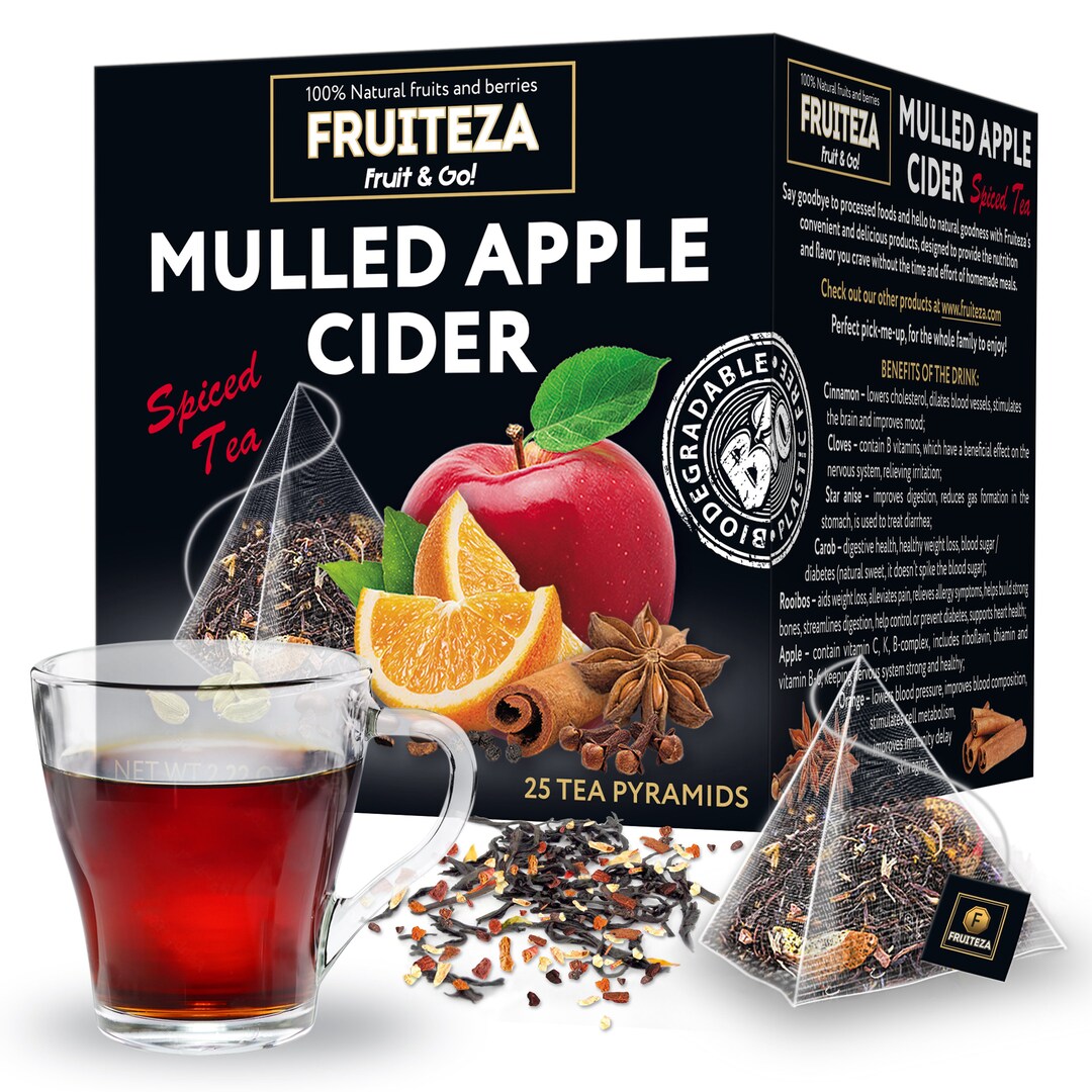 Mulling Spice Tea Bags, Mulling Spices for Mulled Wine, Spiced Tea