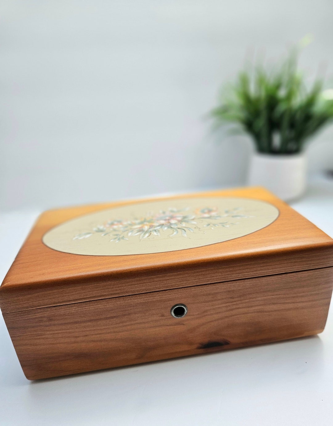 Vintage Lane Miniature Cedar Chest Jewelry Keepsake Trinket Etsy