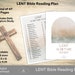 Lent Bible Reading Plan, Printable Lenten Study, Devotional Journal ...