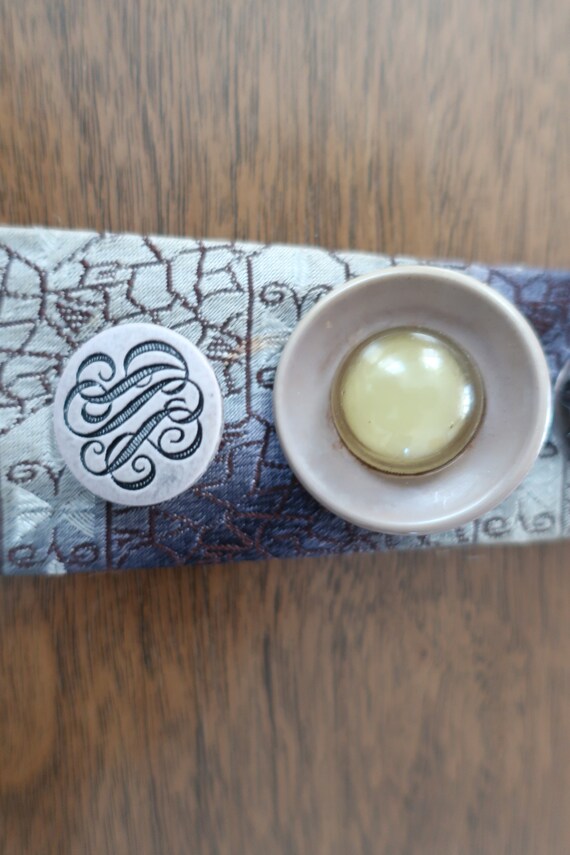 Grey Button Tie #2 - image 6