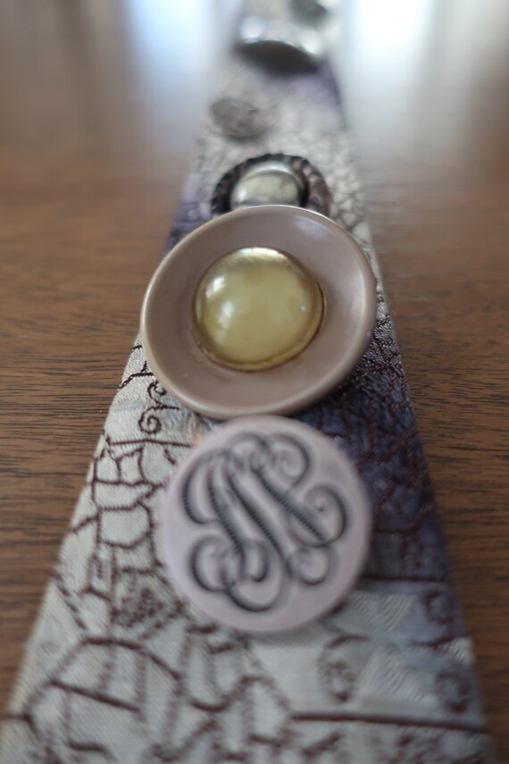 Grey Button Tie #2 - image 9