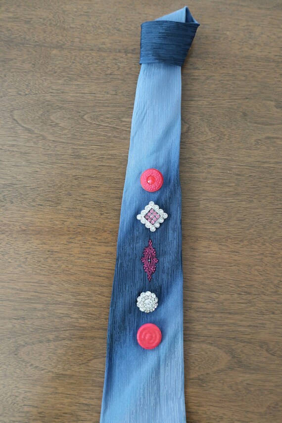 Multi-Color Button Tie #3 - image 4