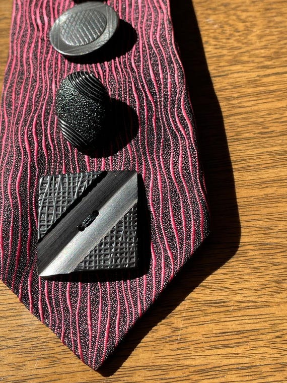 Red Button Tie #4 - image 3