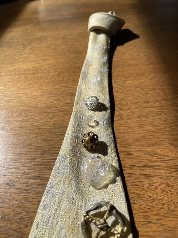 Ivory Button Tie #2 - image 4