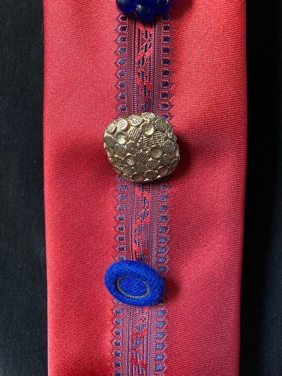 Red Button Tie #3 - image 3