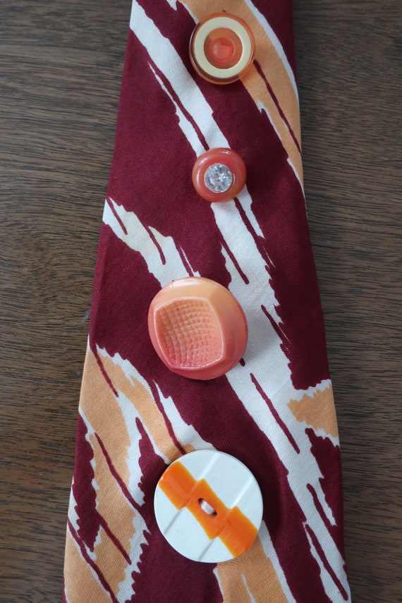 Multi-Color Button Tie #3 - image 5
