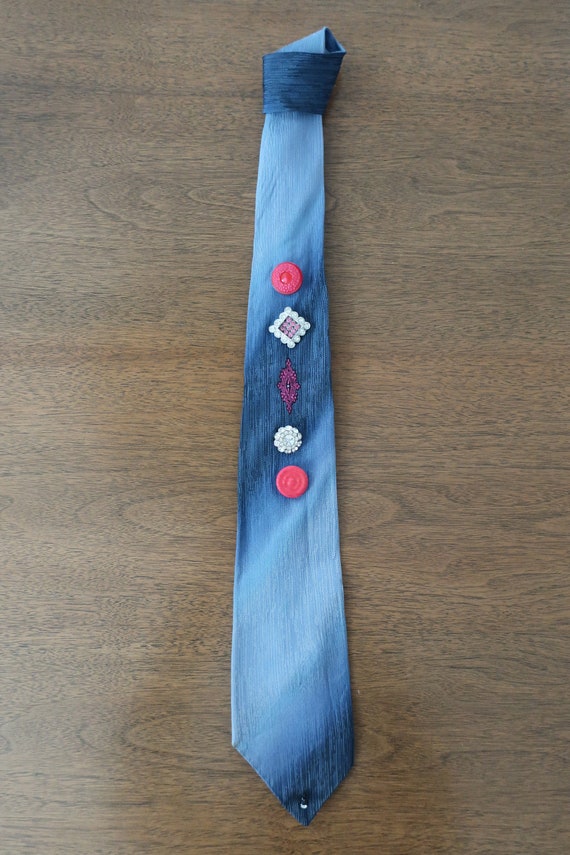 Multi-Color Button Tie #3 - image 1