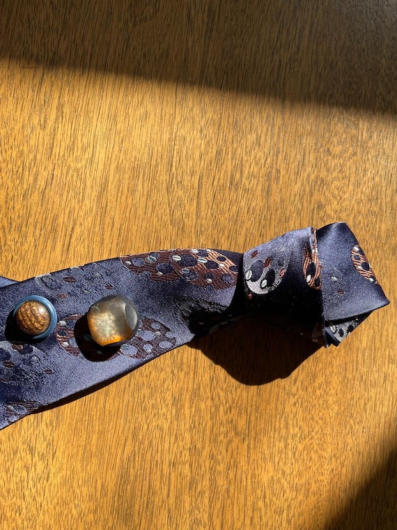 Blue Button Tie #2 - image 6