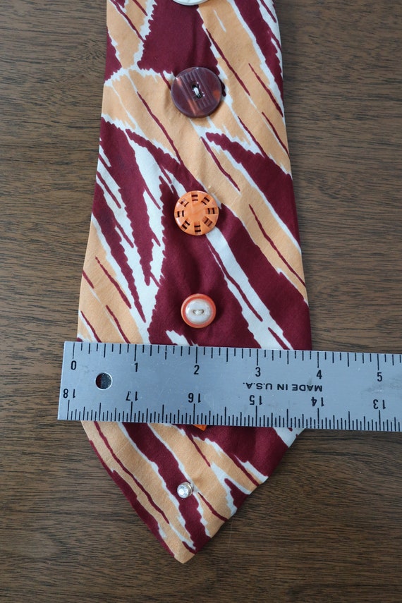 Multi-Color Button Tie #3 - image 7