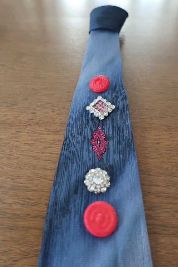 Multi-Color Button Tie #3 - image 8