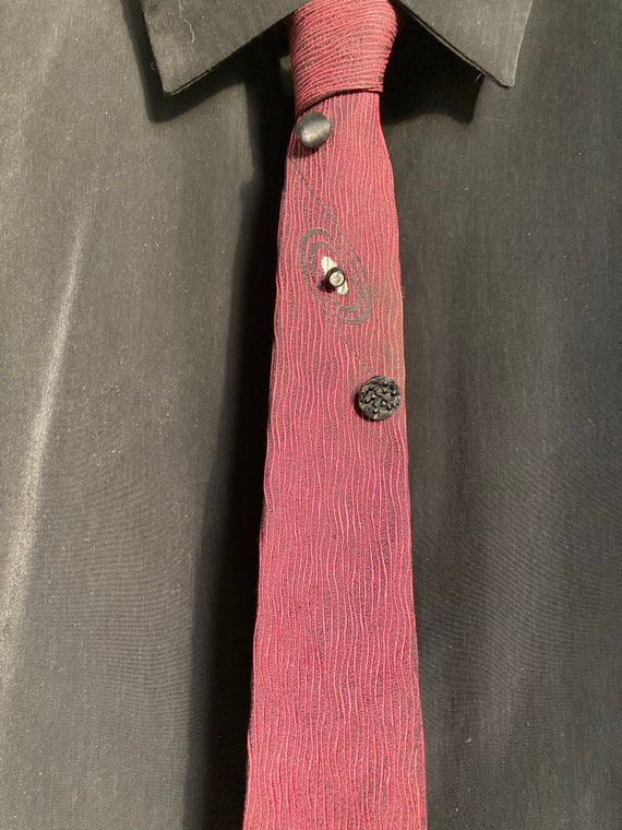 Red Button Tie #4 - image 7