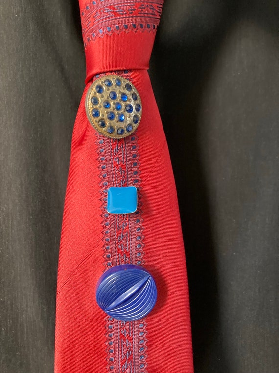 Red Button Tie #3 - image 5