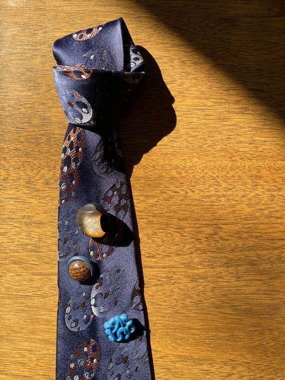 Blue Button Tie #2 - image 7