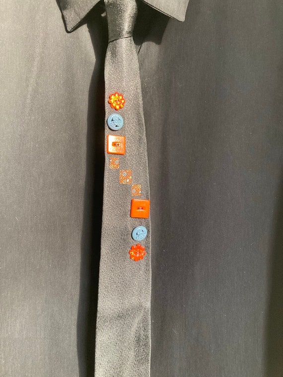 Multi-Color Button Tie #2 - image 3