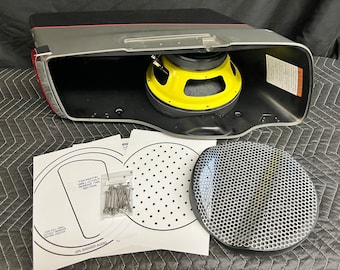 10" Front Motorcycle Harley Saddlebag Speaker Mounting Ring Adapters w/GRILLS 2014-2023 SPL Bagger Audio