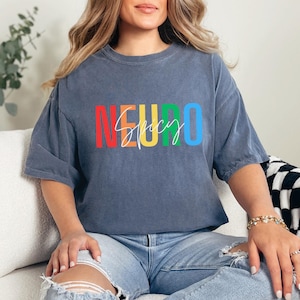 neurospicy, neurodivergent shirt, neurodivergent gift, adhd shirt, autism shirt, mental health awareness