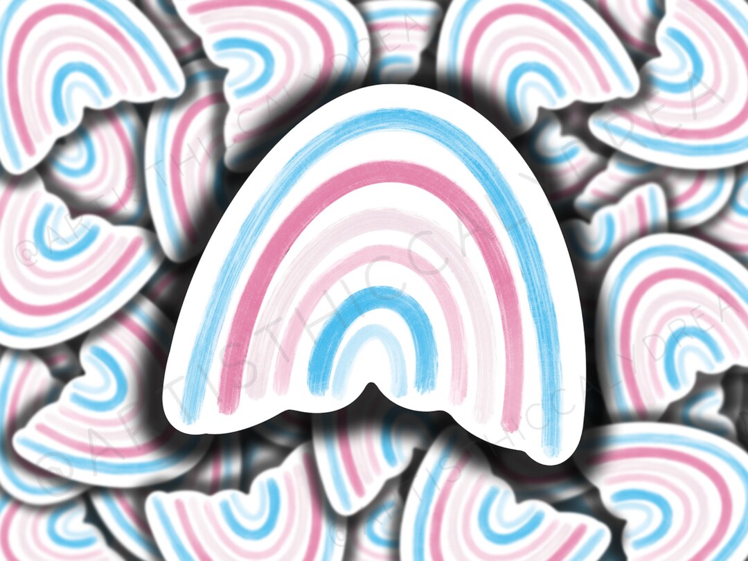Trans Pride, PRIDE Sticker, Lgbtq Sticker, Trans Flag, Rainbow Sticker ...
