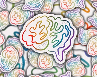 ADHD, Neurodivergent, Autism, Mental Health Sticker