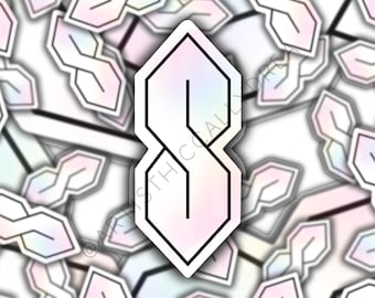 90s Sticker, Nostalgia Sticker, Holographic Cool S, Super S, Middle School S, Graffiti S Sticker, Nineties Sticker, Millennial Sticker