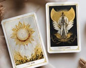 Magic Moon Tarot Deck – Celestial & Mystical Illustration Cards
