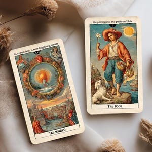 Soul Path Tarot Deck, Tarot Deck, Tarot Card Deck, Tarot Deck with Guidebook, Artificial Intelligence Tarot, 78 Tarot Cards