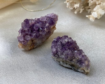 5 Pcs Amethyst Crystal Set, 4-6 cm raw amethyst, amethyst point, natural amethyst, worry stone, healing gemstone