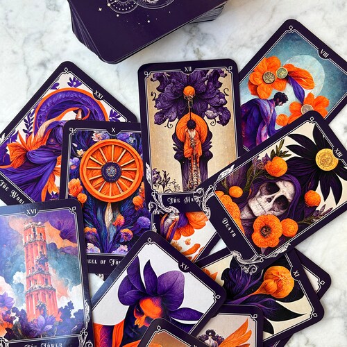 Tempest Tarotblue Tarot78 Cards Tarottarot Decktarot Gift Etsy Hong Kong