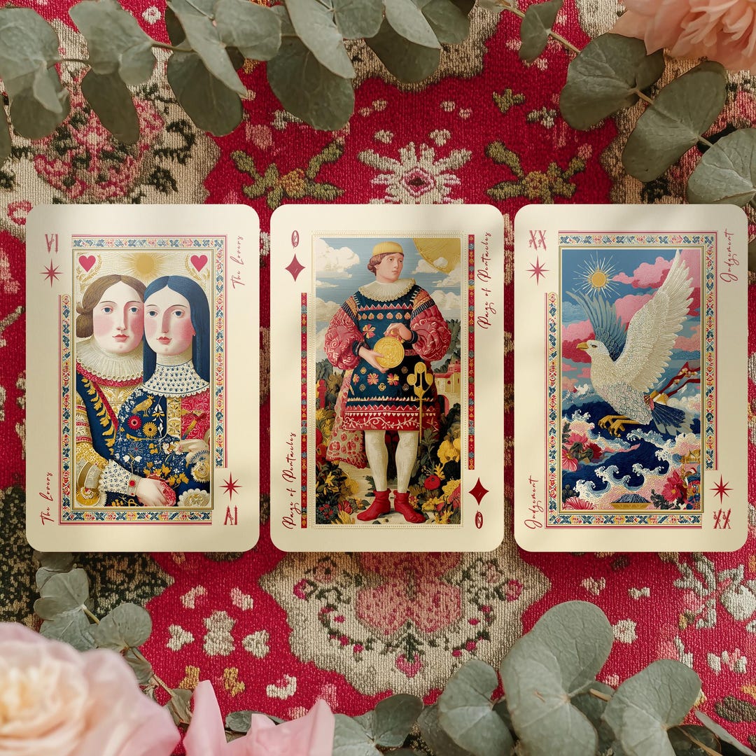 Mirror Arcana Tarot Deck, Spiritual Tarot Cards, Playing Card