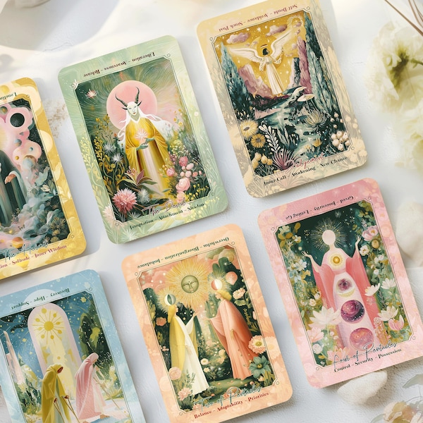 Pastel Aurora Tarot Deck: 78- Tarot Card Intuitive with Guidebook