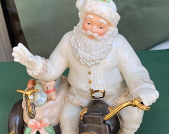 LENOX SANTA'S Christmas Ride Motorcycle Classic Edition in Box - Etsy