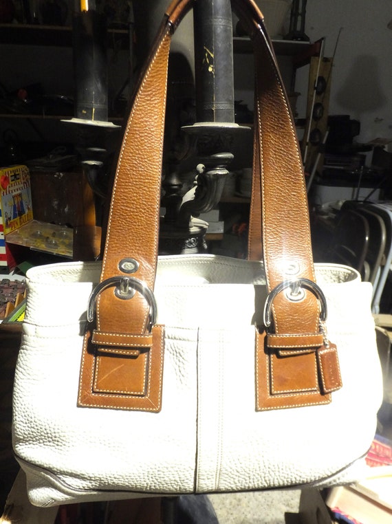 Coach Handbag Soft milled cowhide and Leather