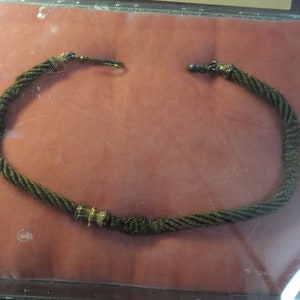 19th Century Human Hair Watch FOB (From The Newark Museum)