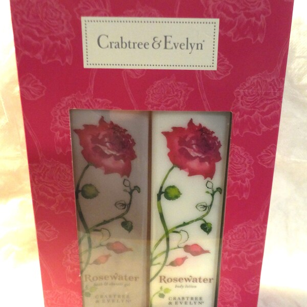 Crabtree Evelyn Rosewater body lotion and  shower gel