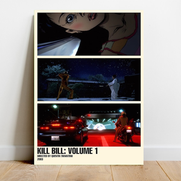 Kill Bill Vol. 1 Poster | Quentin Tarantino | Cinema Still | Film Art Print