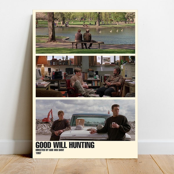 Good Will Hunting V5 Premium Poster