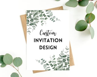 Custom Invitation Design | Personalized Event Invite (Digital Download)