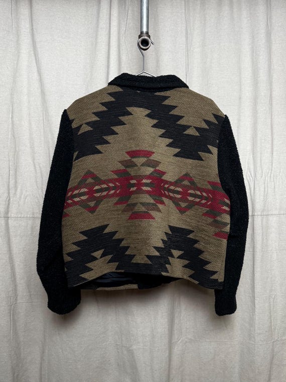 Southwest Pattern Jacket with Fleece - image 3
